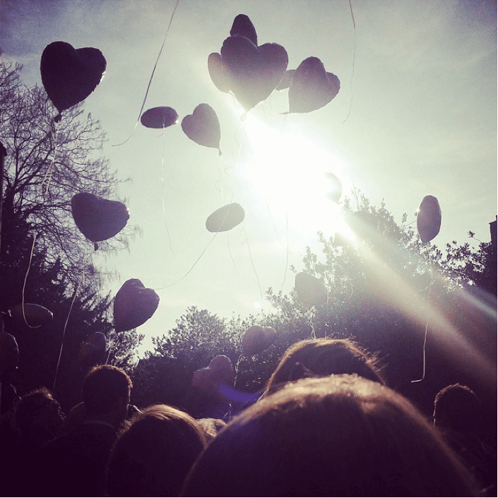 baloons in the sky